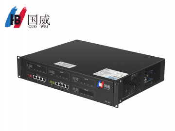 國威HB1960數字IP程控交換機IPPBX統一網關SIP電話語音主機